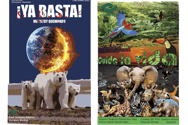 Cartel sobre el Día Mundial del Medio Ambiente